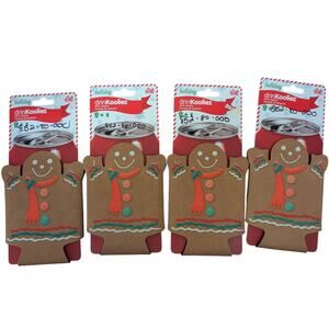 Holiday Drinkooliez Gingerbread Man Drink Sleeve